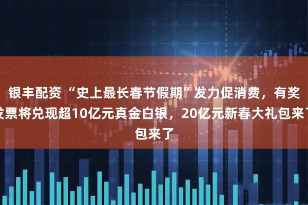 银丰配资 “史上最长春节假期”发力促消费，有奖发票将兑现超10亿元真金白银，20亿元新春大礼包来了