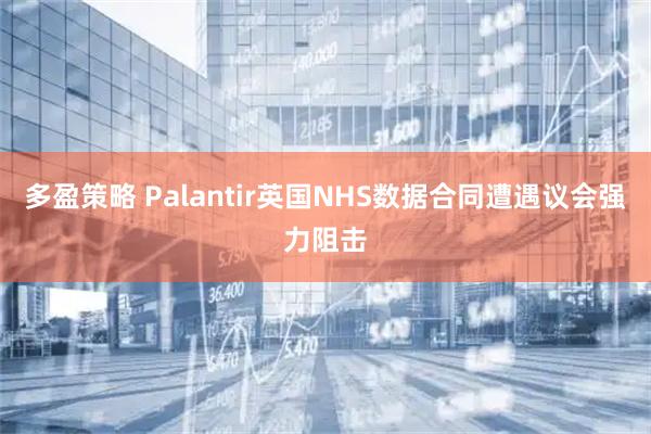 多盈策略 Palantir英国NHS数据合同遭遇议会强力阻击